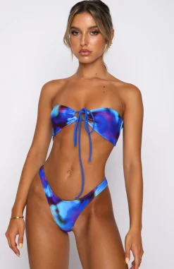 Bikini Bottoms | White Fox Boutique Belmont Bottoms Dolce Vita Print blue