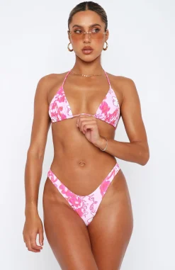 Bikini Tops | White Fox Boutique Belmont Bottoms Magenta Melt pink