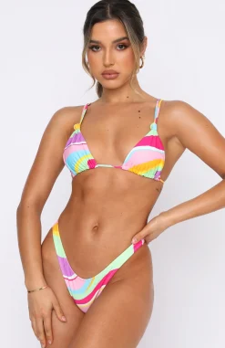 Bikini Bottoms | White Fox Boutique Belmont Bottoms Wave Print multi
