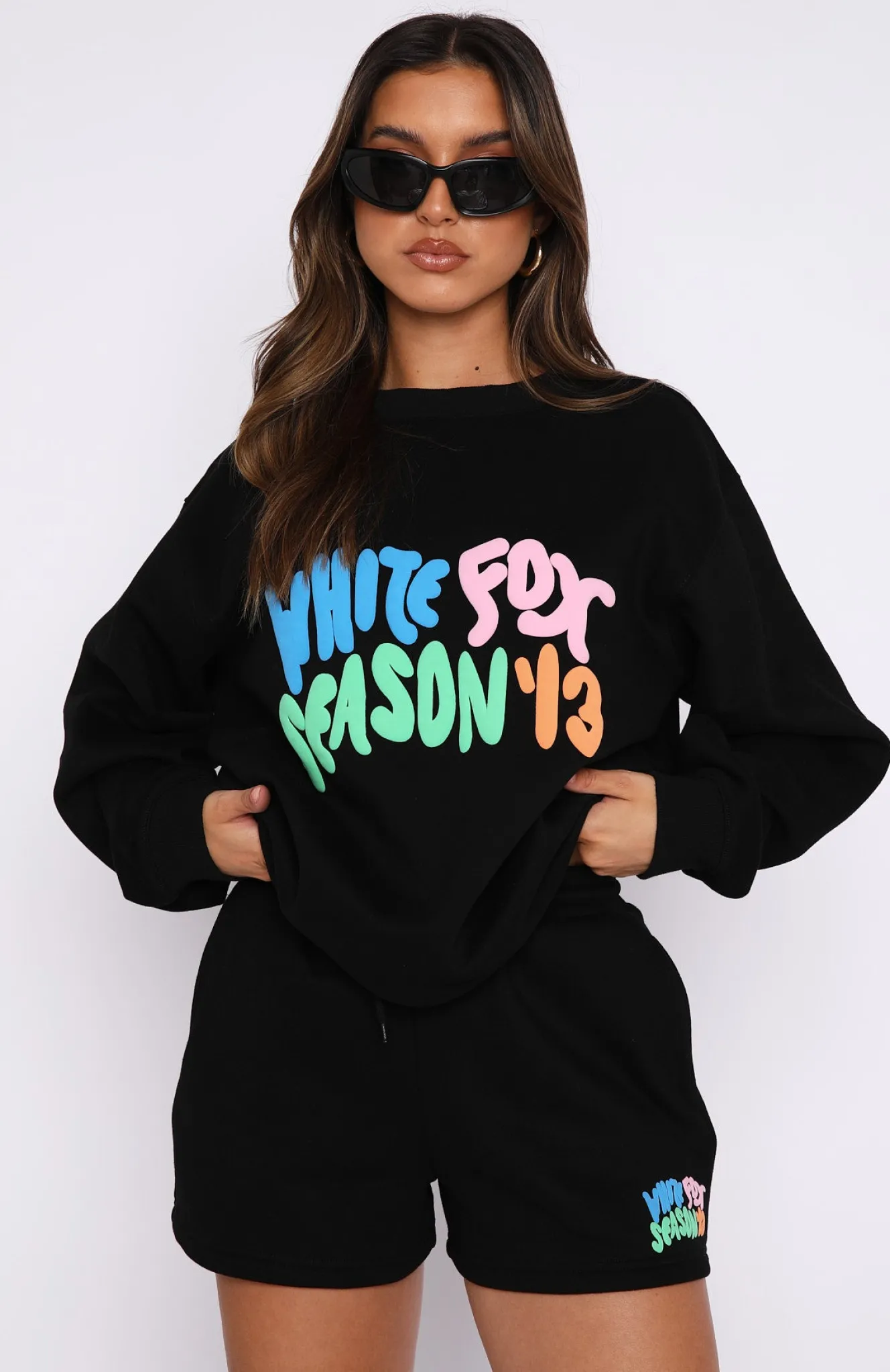 Jackets & Blazers | White Fox Boutique Best Is Yet To Come Oversized Sweater black