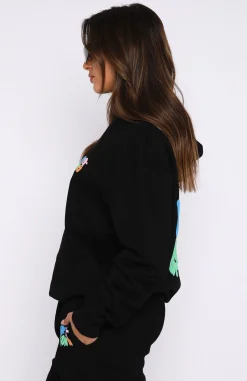 Jackets & Blazers | White Fox Boutique Best Is Yet To Come Oversized Hoodie black