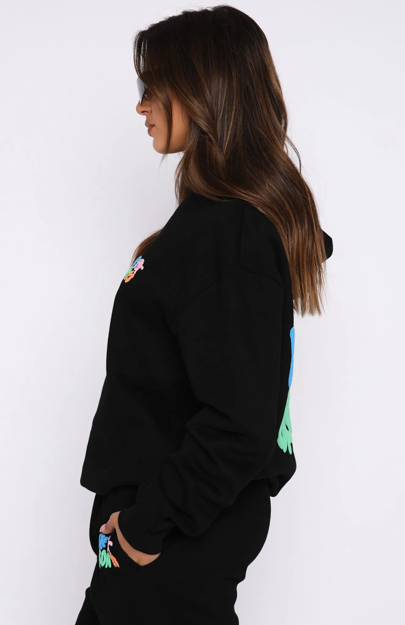 Jackets & Blazers | White Fox Boutique Best Is Yet To Come Oversized Hoodie black