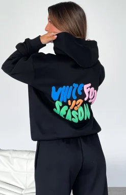 Jackets & Blazers | White Fox Boutique Best Is Yet To Come Oversized Hoodie black
