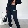 Sweatpants | White Fox Boutique Best Is Yet To Come Sweatpants black