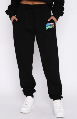 Sweatpants | White Fox Boutique Best Is Yet To Come Sweatpants black