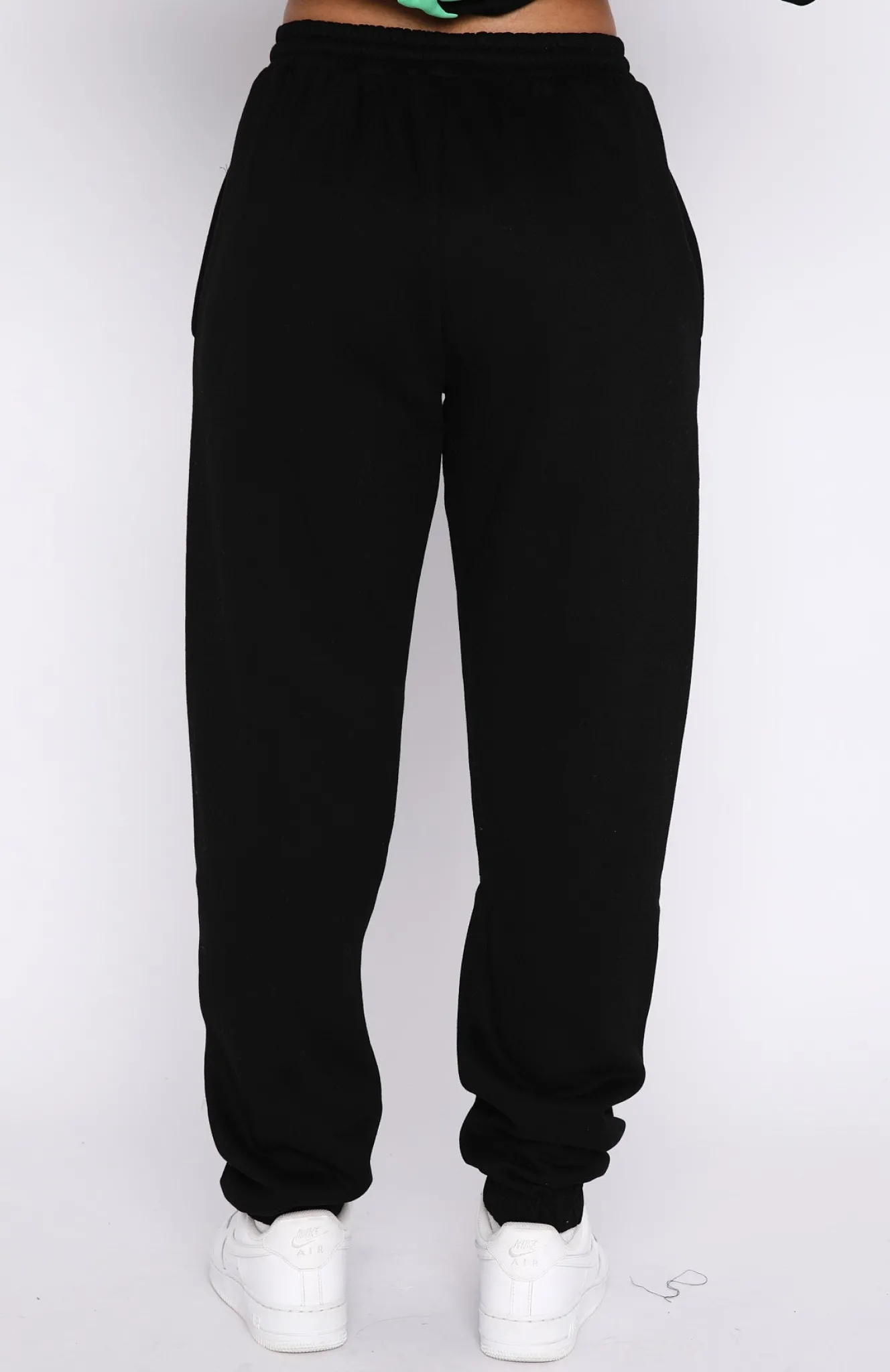 Sweatpants | White Fox Boutique Best Is Yet To Come Sweatpants black