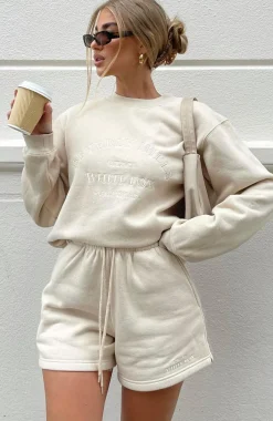 Jackets & Blazers | White Fox Boutique Best Of Both Oversized Sweater Sand nude
