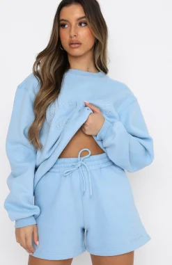 Jackets & Blazers | White Fox Boutique Best Of Both Oversized Sweater Ice blue