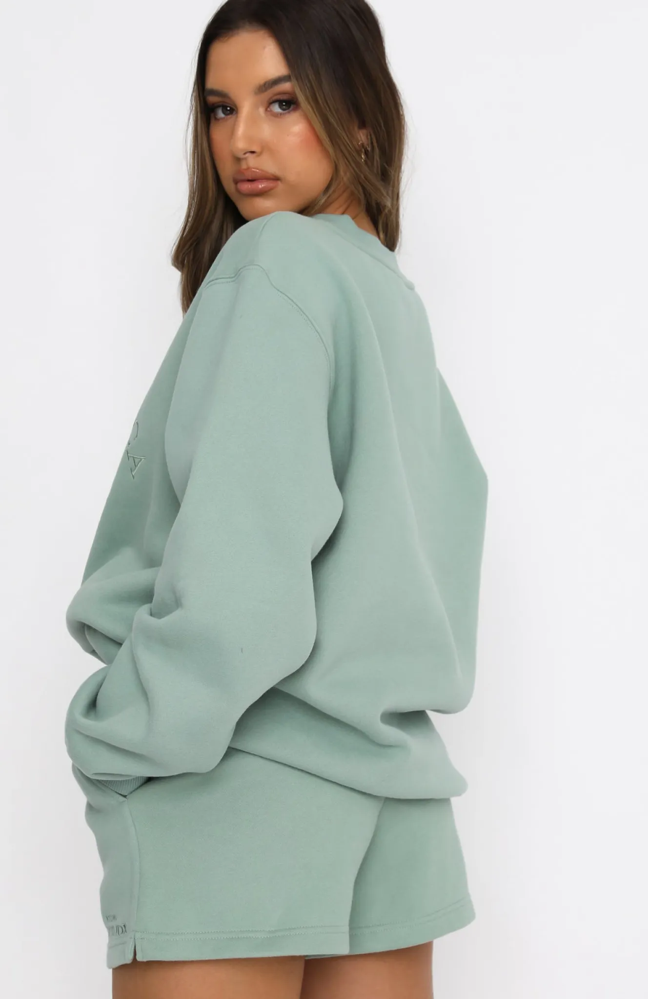 Jackets & Blazers | White Fox Boutique Best Of Both Oversized Sweater Sage green