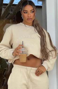 Jackets & Blazers | White Fox Boutique Best Of Both Oversized Sweater Sand nude
