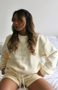 Jackets & Blazers | White Fox Boutique Best Of Both Oversized Sweater Butter yellow