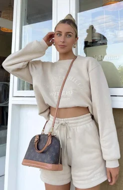 Jackets & Blazers | White Fox Boutique Best Of Both Oversized Sweater Sand nude