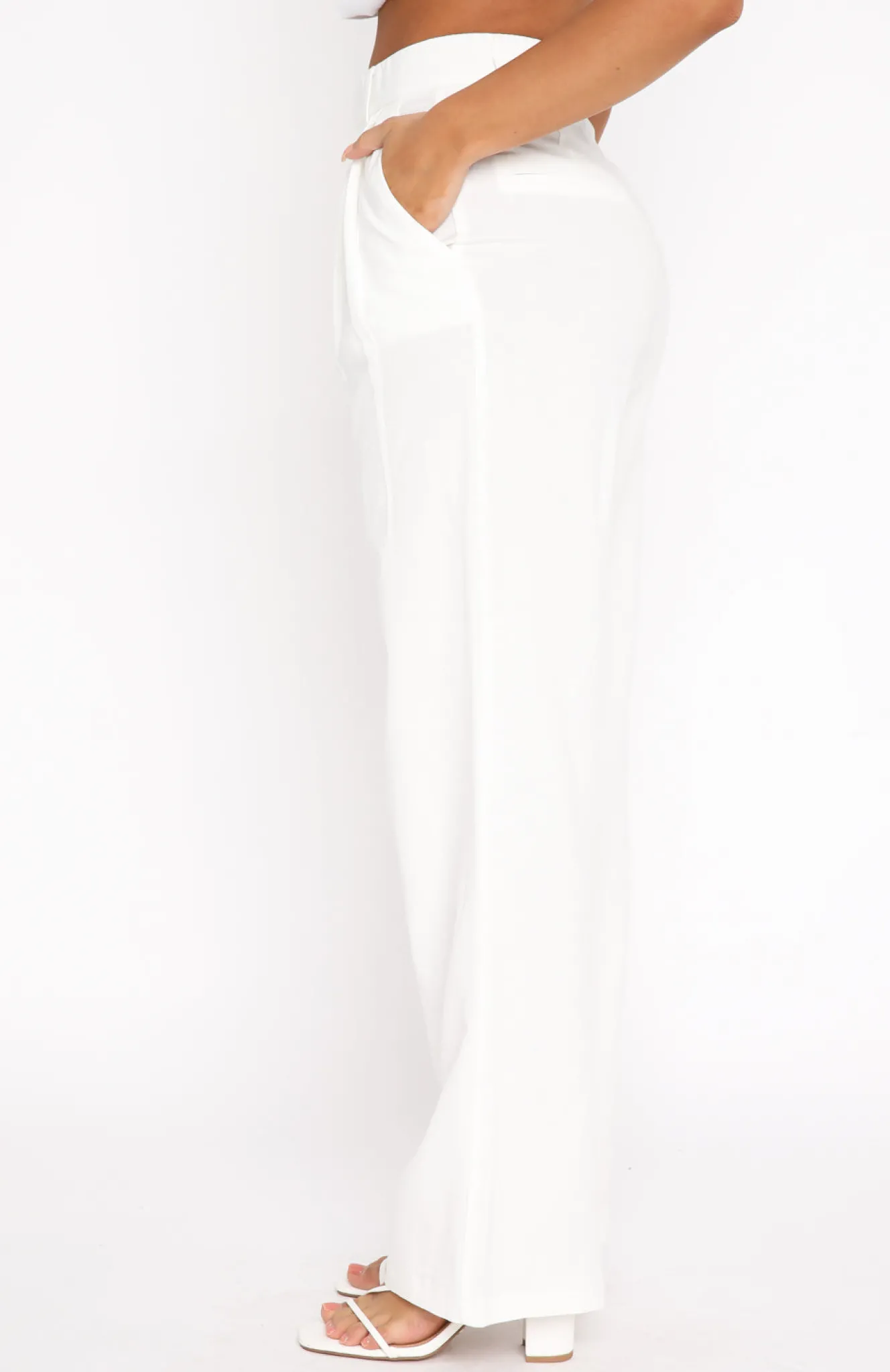 Pants | White Fox Boutique Beyond Reach Pants white