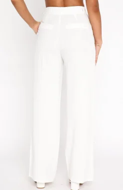 Pants | White Fox Boutique Beyond Reach Pants white