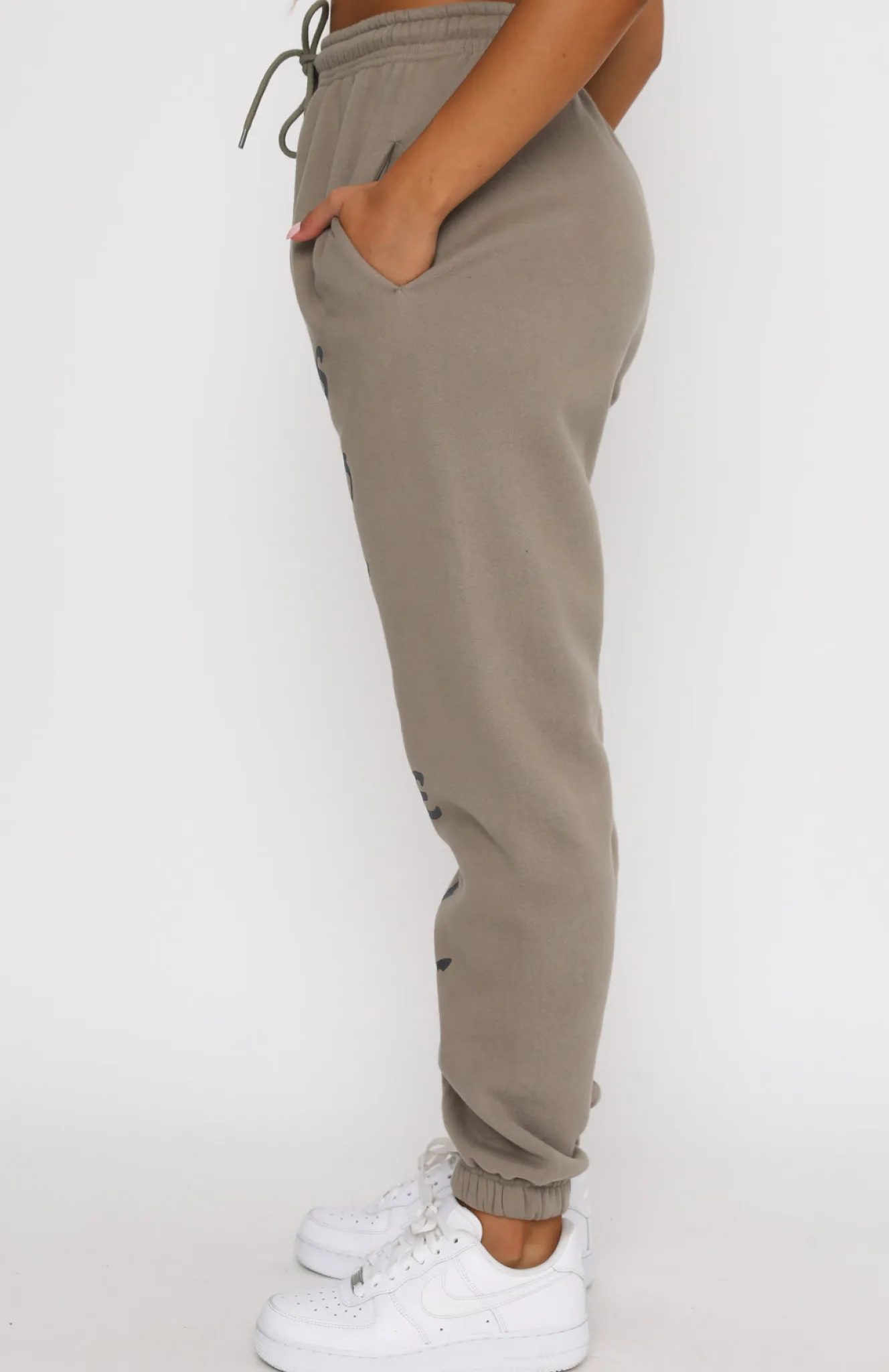 Sweatpants | White Fox Boutique Big League Sweatpants Mocha brown
