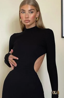 Restocked | White Fox Boutique Break The Rules Mini Dress black