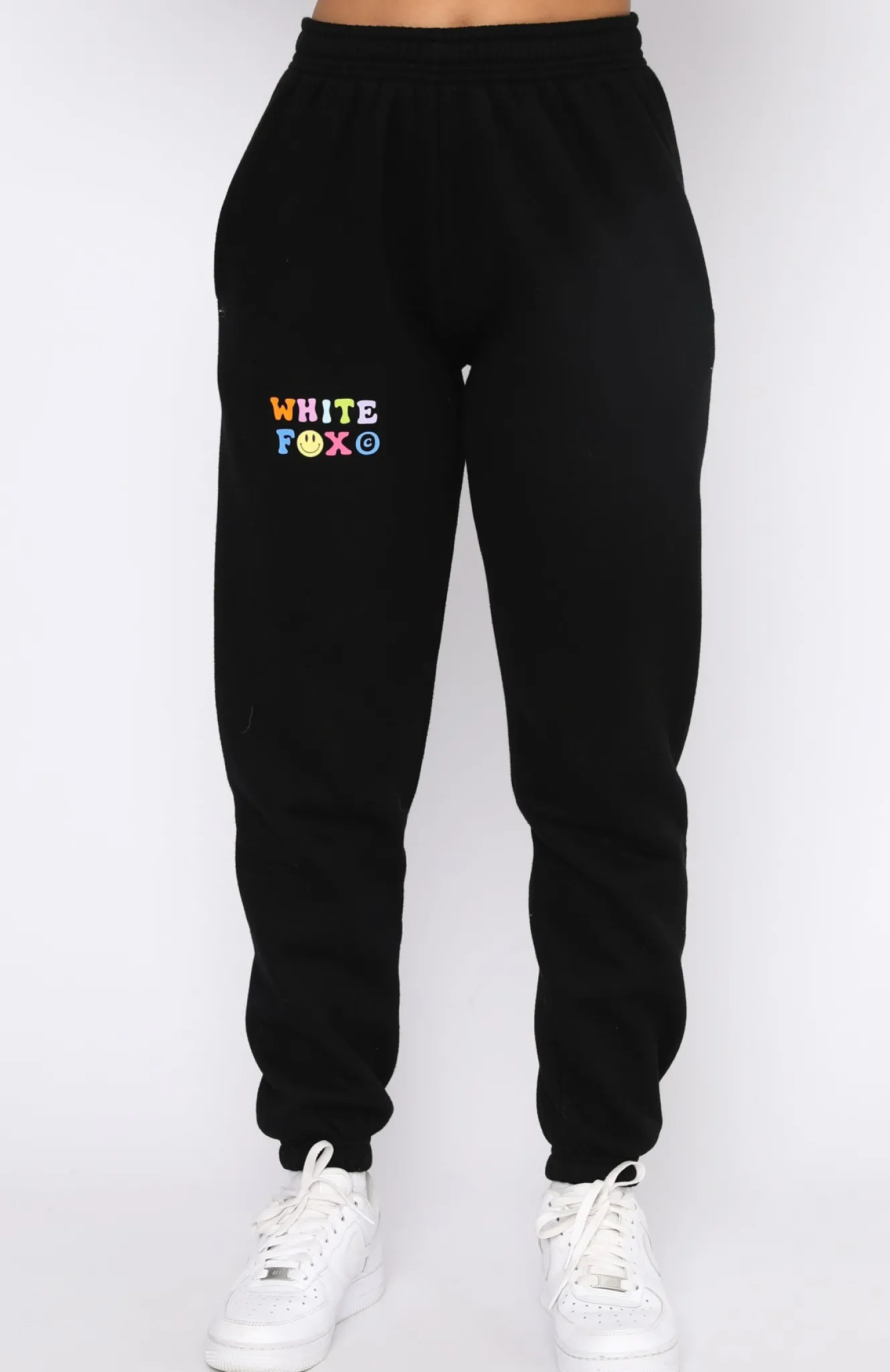 Sweatpants | White Fox Boutique Brighter Days Sweatpants black