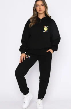 Sweatpants | White Fox Boutique Brighter Days Sweatpants black