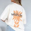 Shirts & Blouses | White Fox Boutique Bring Good Vibes Oversized Tee Butter yellow
