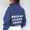 Jackets & Blazers | White Fox Boutique Bring It Back Zip Front Sweater Navy blue