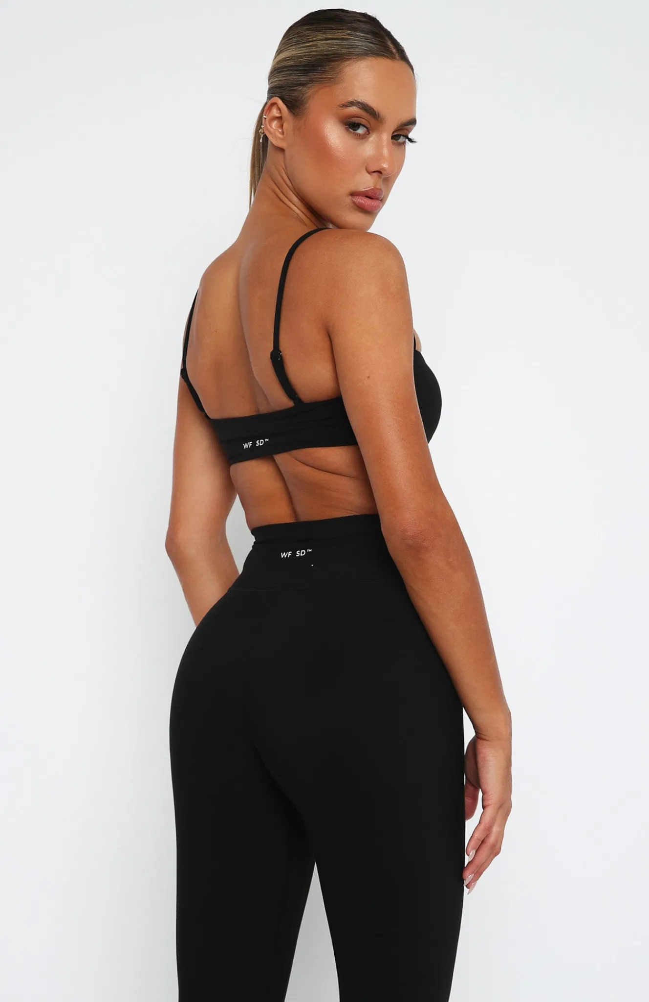 Sports Bras & Crops | White Fox Boutique Brixton Sports Bra black