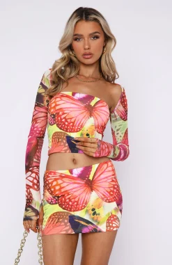 Shirts & Blouses | White Fox Boutique Broken Promises Long Sleeve Top Sunset Monarch multi