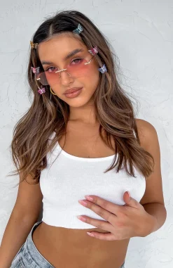 Headwear | White Fox Boutique Butterfly Hair Clips 12 Pack multi