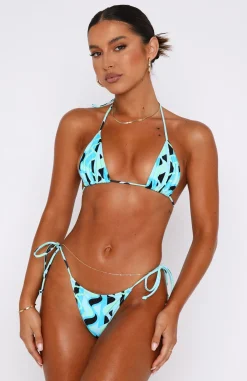 Bikini Bottoms | White Fox Boutique Cabo Bottoms Arctic Geo blue