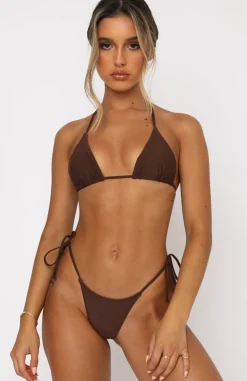 Bikini Bottoms | White Fox Boutique Cabo Bottoms Chocolate brown