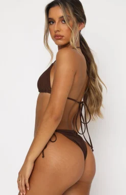 Bikini Bottoms | White Fox Boutique Cabo Bottoms Chocolate brown