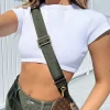 Shirts & Blouses | White Fox Boutique Call Me Back Ribbed Crop Tee white