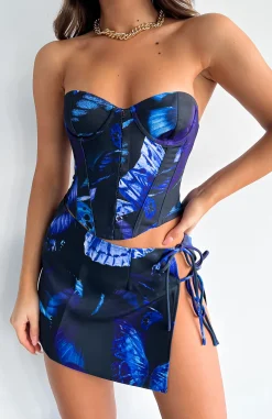 Shirts & Blouses | White Fox Boutique Can't Stop Dreaming Bustier Sapphire Morpho blue