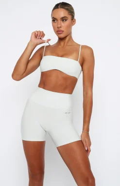Sports Bras & Crops | White Fox Boutique Carter Bike Shorts Oyster white