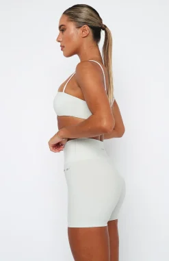 Sports Bras & Crops | White Fox Boutique Carter Bike Shorts Oyster white
