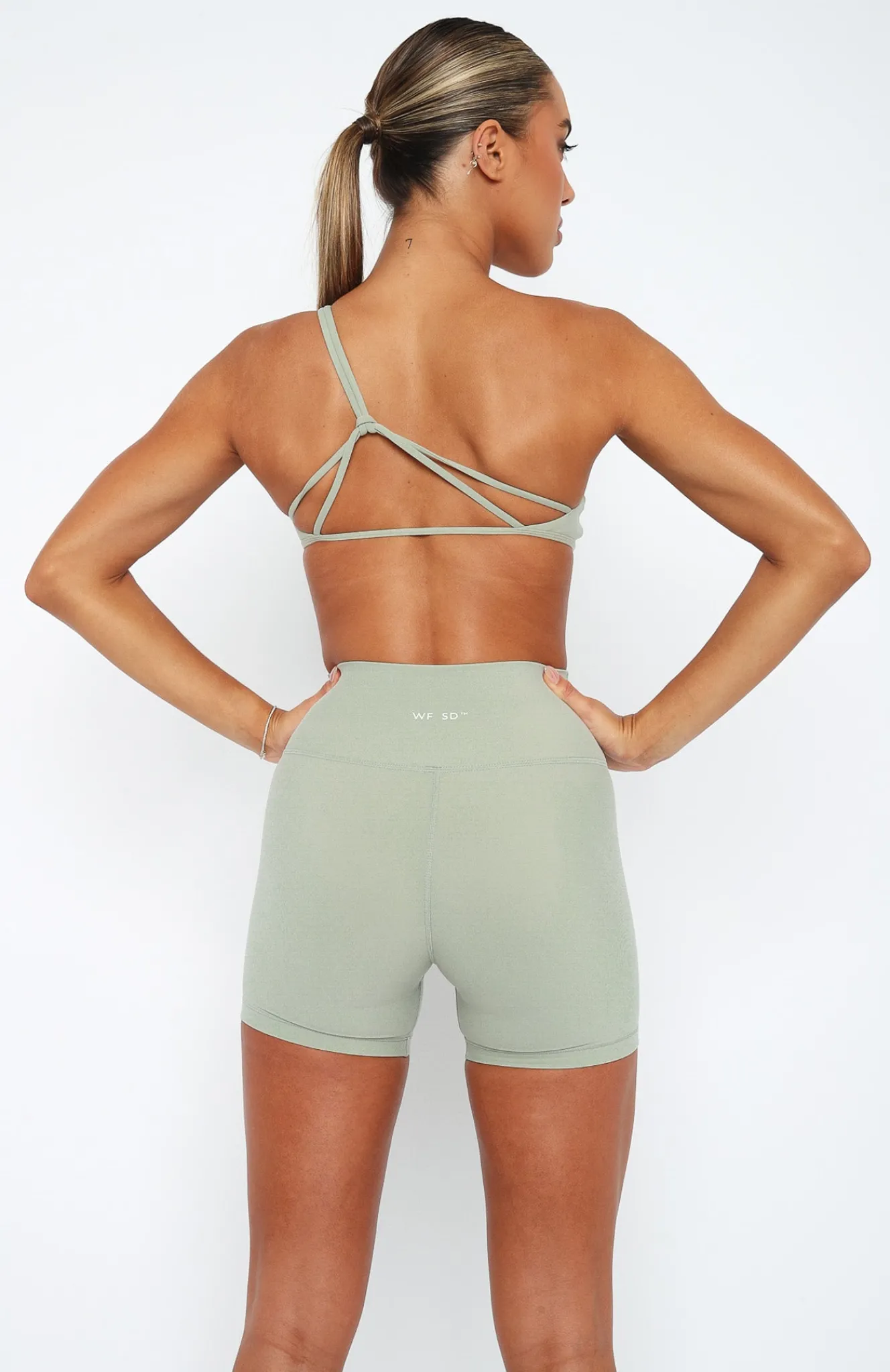 Shorts | White Fox Boutique Carter Bike Shorts Seamist green