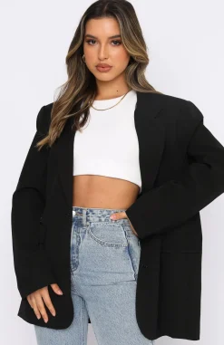 Jackets & Blazers | White Fox Boutique Catch Me Now Oversized Blazer black