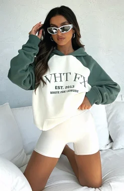 Jackets & Blazers | White Fox Boutique Caught Up On It Oversized Hoodie Cream white
