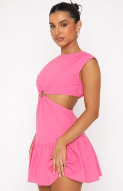 Restocked | White Fox Boutique Celebrate You Mini Dress pink
