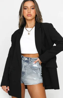 Jackets & Blazers | White Fox Boutique Chain Reaction Oversized Blazer black
