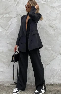 Jackets & Blazers | White Fox Boutique Chain Reaction Oversized Blazer black