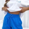 Shorts | White Fox Boutique Check It Out Lounge Shorts Electric blue
