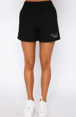 Shorts | White Fox Boutique Check It Out Lounge Shorts black