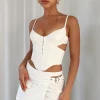 Restocked | White Fox Boutique Chosen One Mini Skirt white