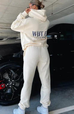 Sweatpants | White Fox Boutique Classic Sweatpants Cream white