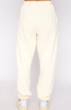 Sweatpants | White Fox Boutique Classic Sweatpants Cream white
