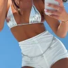 Jewellery | White Fox Boutique Claudia Butterfly Body Chain silver