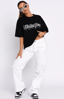 Pants | White Fox Boutique Clear My Mind Cargo Pants white