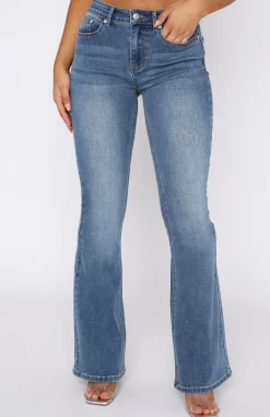 Denim | White Fox Boutique Come Through Jeans Washed Indigo blue