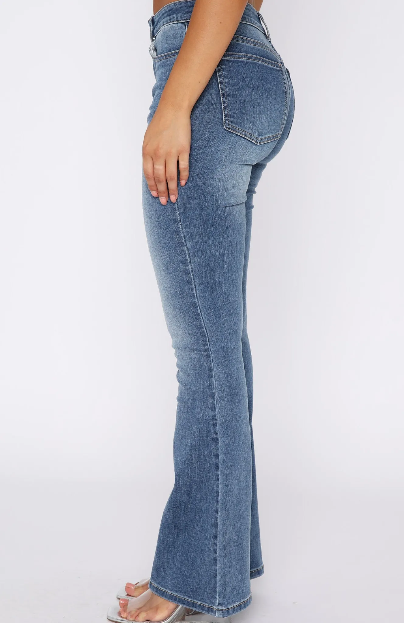 Denim | White Fox Boutique Come Through Jeans Washed Indigo blue