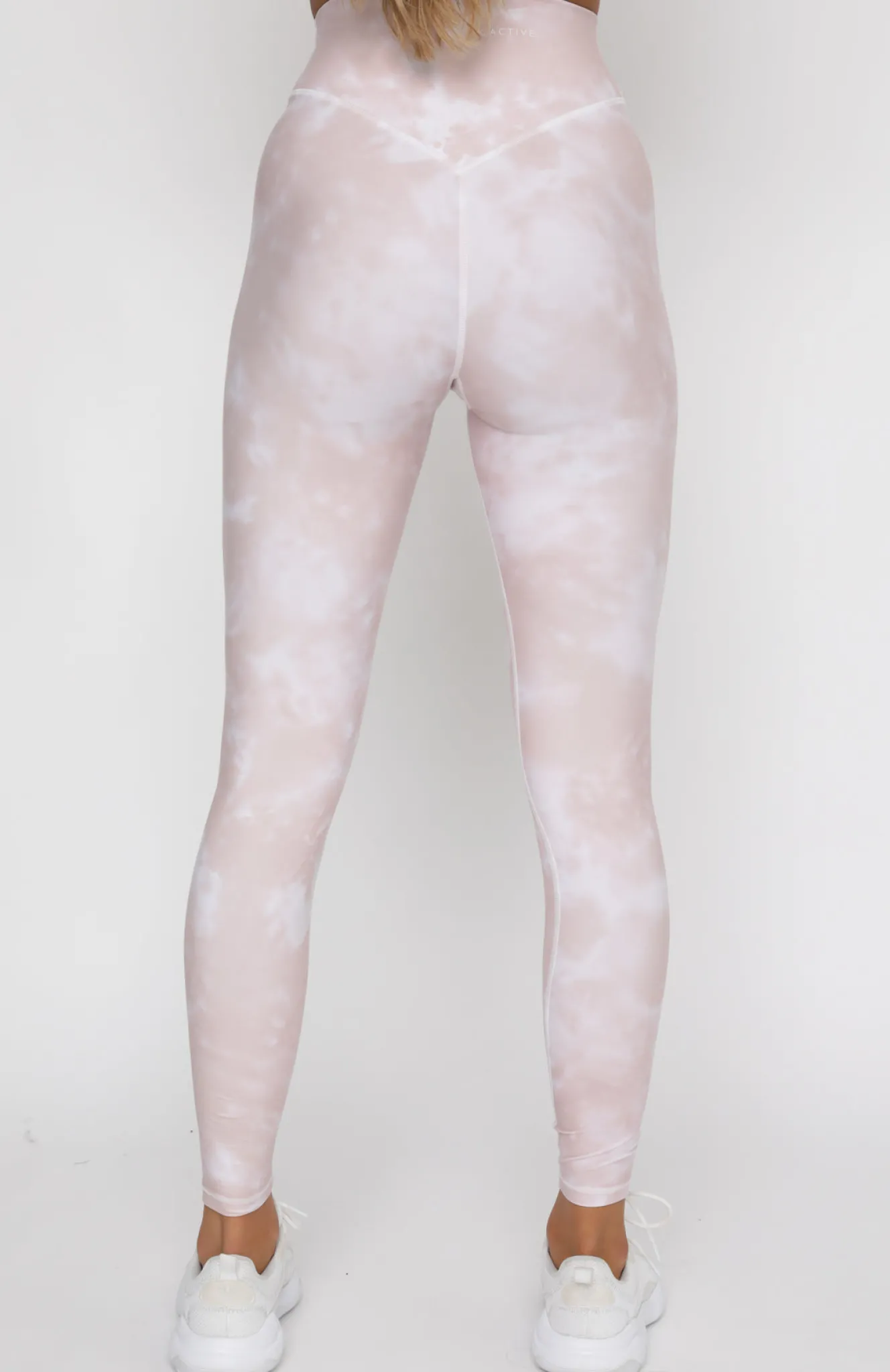 Leggings | White Fox Boutique Comfort Zone Leggings Dusty Tie Dye pink